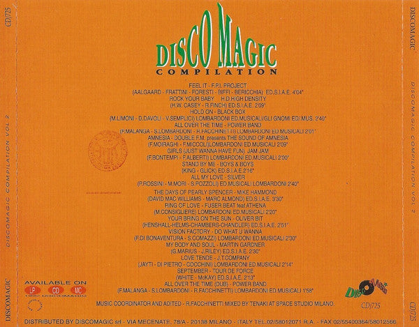 Various : Discomagic Compilation Vol.2 (CD, Comp, Mixed)