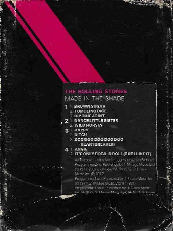 The Rolling Stones : Made In The Shade (8-Trk, Comp)