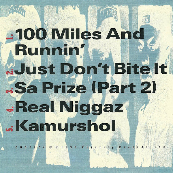 N.W.A. : 100 Miles And Runnin' (CD, EP)