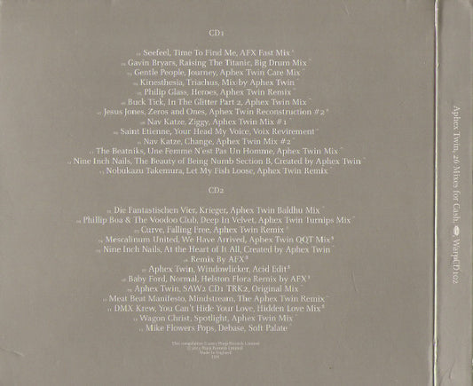 Aphex Twin : 26 Mixes For Cash (2xCD, Comp, Ltd, Dig)