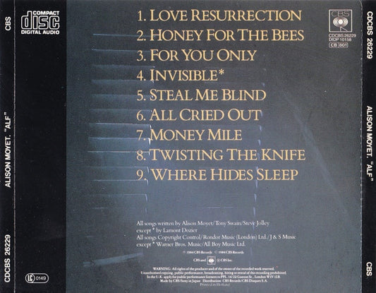 Alison Moyet : Alf (CD, Album)
