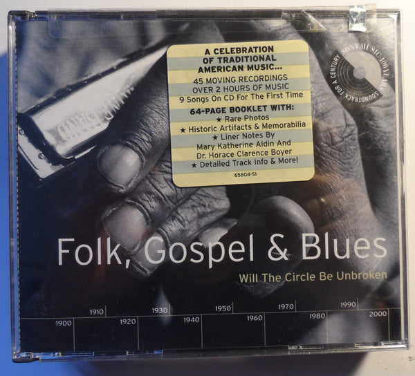 Various : Folk, Gospel & Blues (Will The Circle Be Unbroken) (2xCD, Comp)