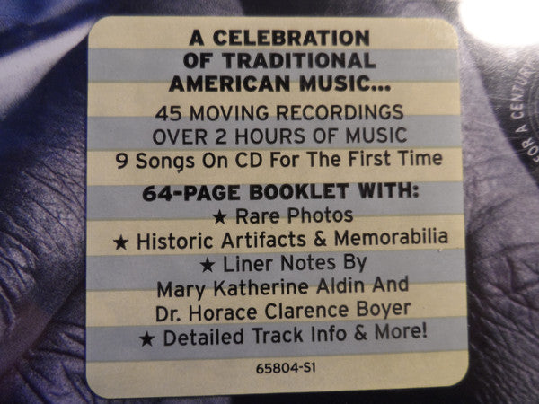 Various : Folk, Gospel & Blues (Will The Circle Be Unbroken) (2xCD, Comp)