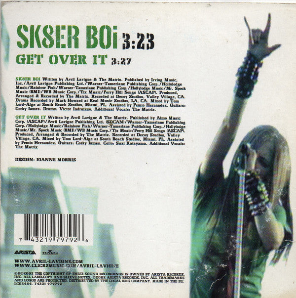 Avril Lavigne : Sk8er Boi (CD, Single)