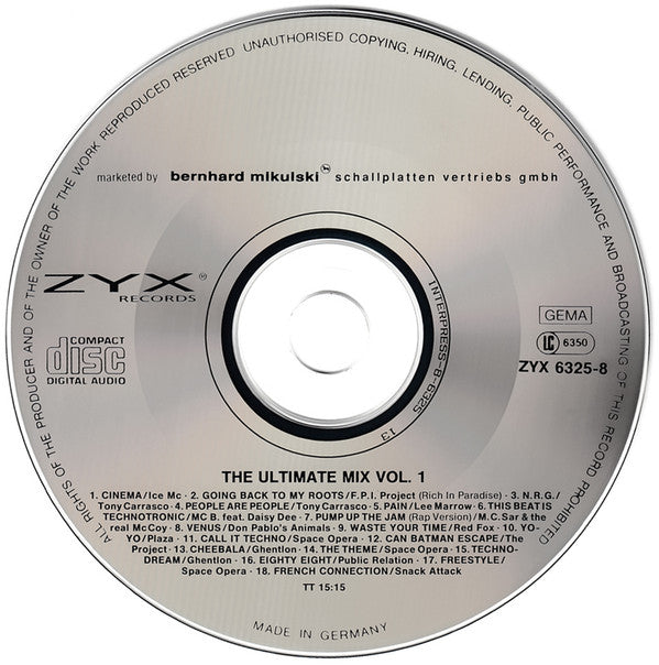 Various : The Ultimate Mix Vol. 1 (CD, Maxi)