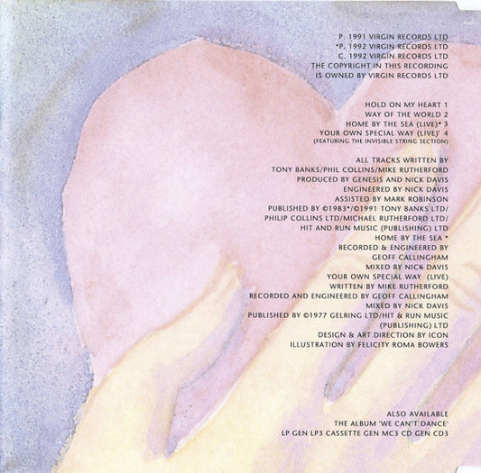 Genesis : Hold On My Heart (CD, Maxi)