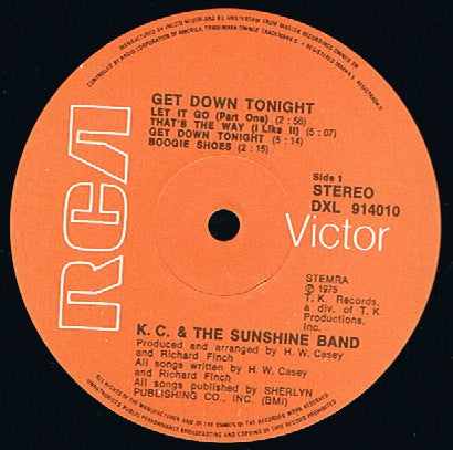 KC & The Sunshine Band : KC And The Sunshine Band (LP, Album)