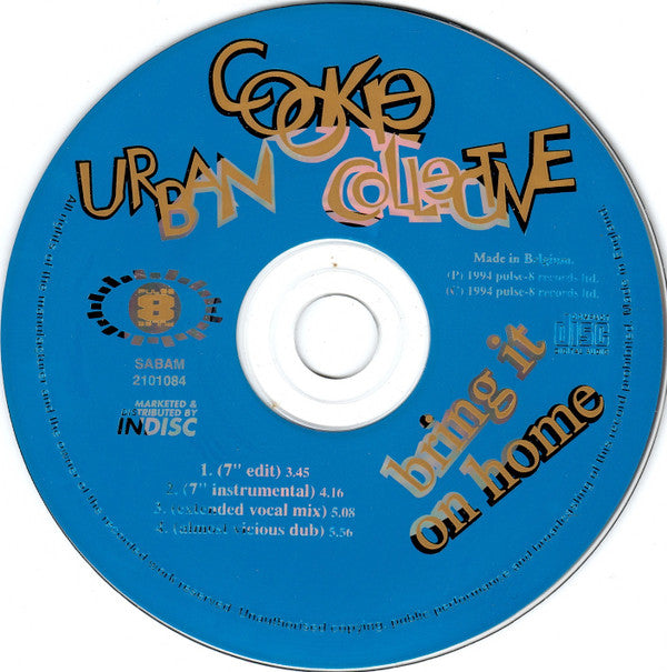 Urban Cookie Collective : Bring It On Home (CD, Maxi)