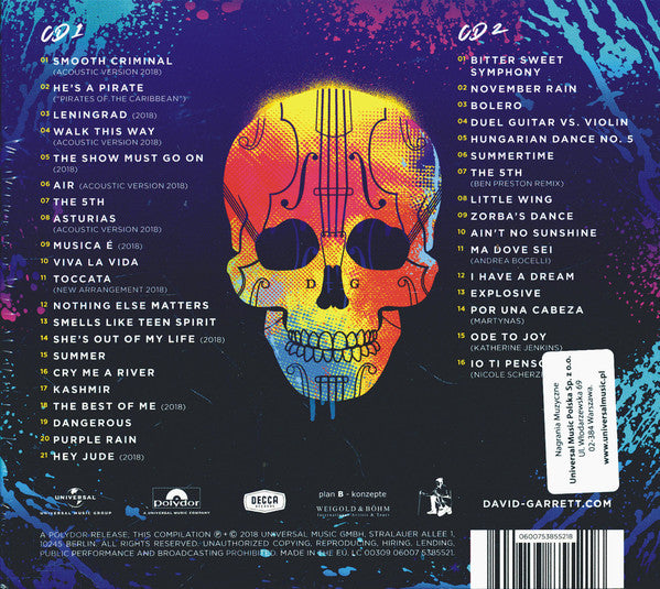 David Garrett (4) : Unlimited (Greatest Hits) (Deluxe Version) (2xCD, Comp, Dlx)
