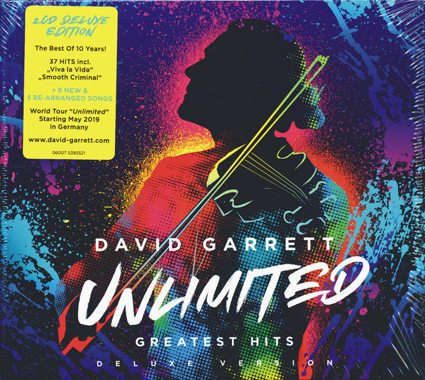 David Garrett (4) : Unlimited (Greatest Hits) (Deluxe Version) (2xCD, Comp, Dlx)