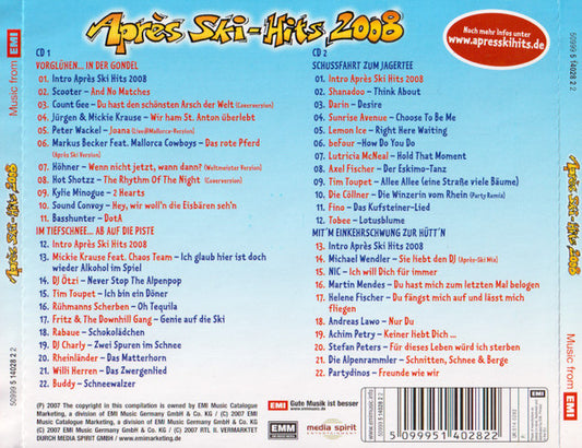 Various : Après Ski-Hits 2008 (2xCD, Comp)