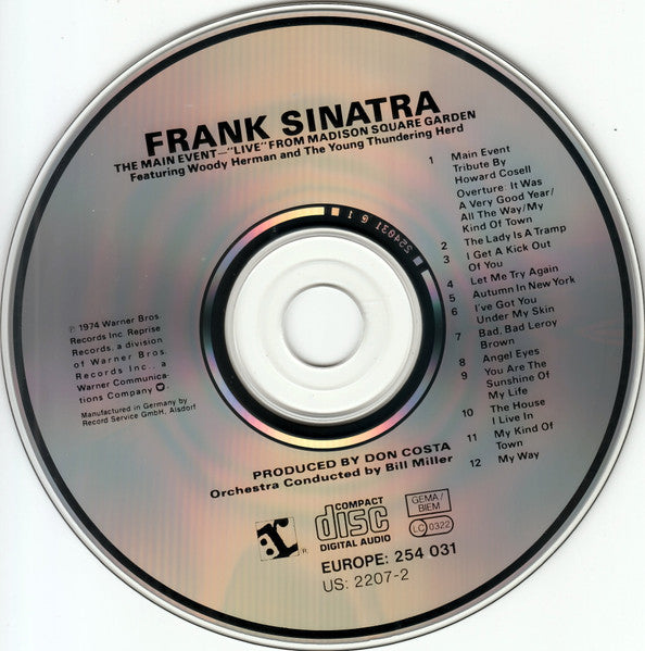 Frank Sinatra : The Main Event (CD, Album)