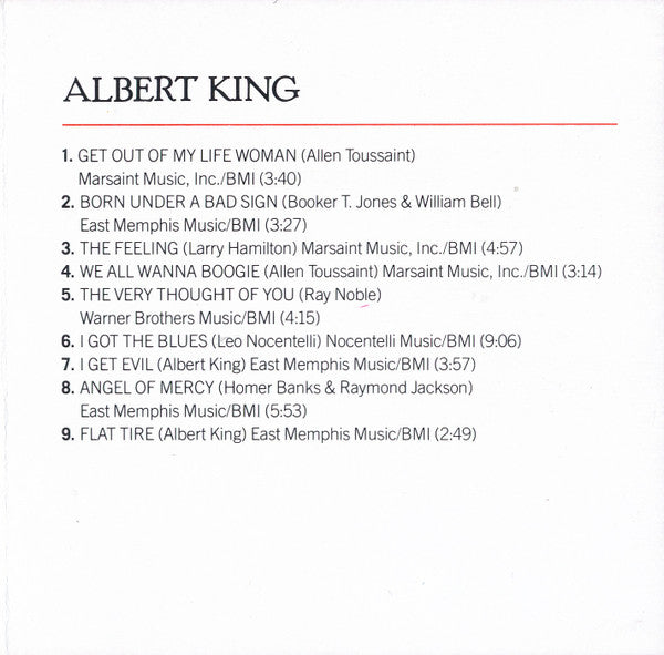 Albert King : New Orleans Heat (CD, Album, RE)