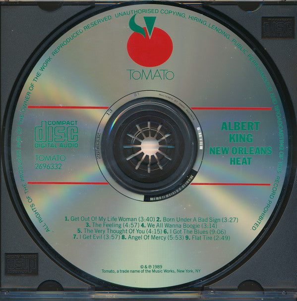Albert King : New Orleans Heat (CD, Album, RE)