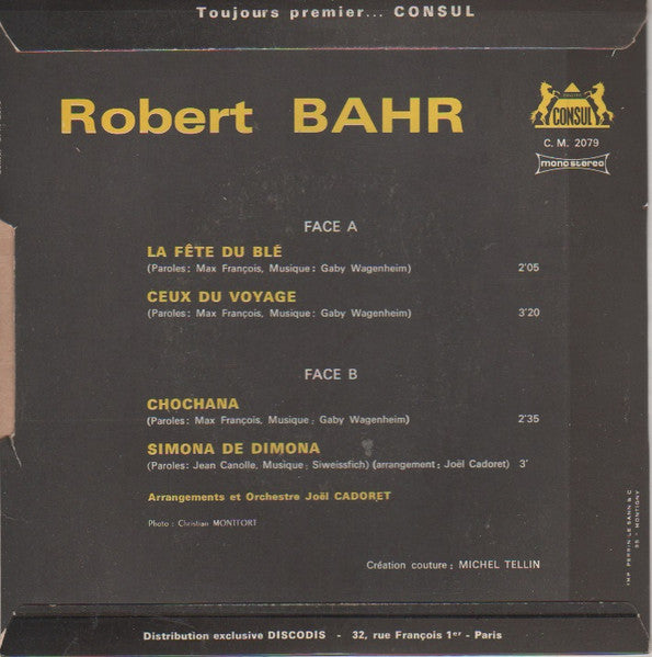 Robert Yosef Bahr : La Fête Du Blé (7", EP, Mono)
