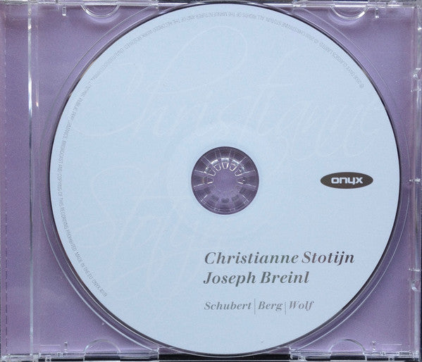 Christianne Stotijn, Joseph Breinl, Franz Schubert, Alban Berg, Hugo Wolf : Phantasien Und Traumgestalten - Fantasies And Dream-Figures (CD, Album)