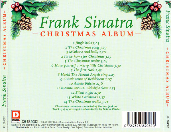 Frank Sinatra : Christmas Album (CD, Comp)