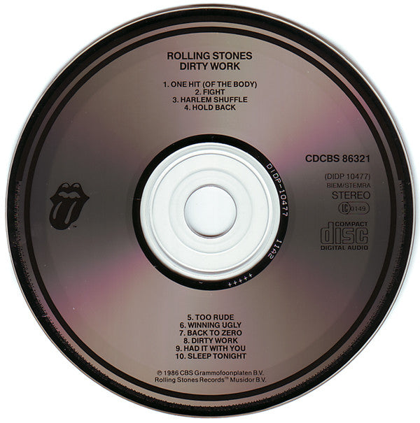 The Rolling Stones : Dirty Work (CD, Album, M/Print)