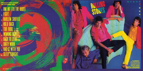 The Rolling Stones : Dirty Work (CD, Album, M/Print)