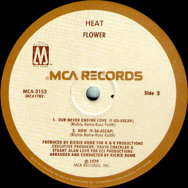 Flower (2) : Heat (LP, Album, Pin)