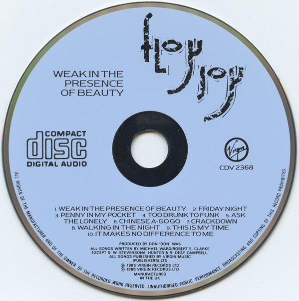 Floy Joy : Weak In The Presence Of Beauty (CD, Album)