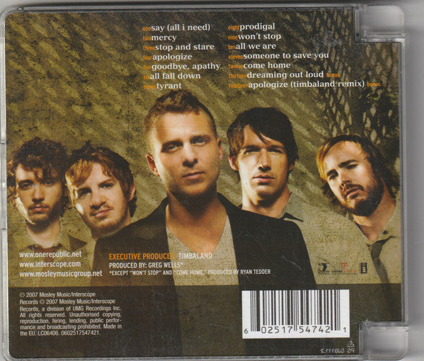 OneRepublic : Dreaming Out Loud (CD, Album, Sup)