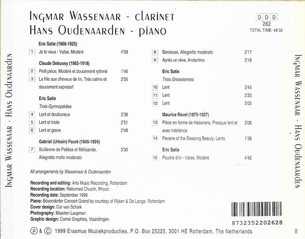 Ingmar Wassenaar, Hans Oudenaarden : Autumn Rhythm (CD, Album)