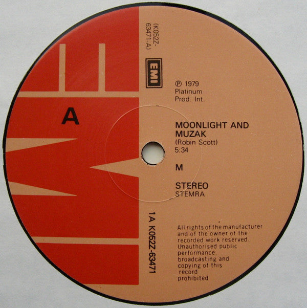M (2) : Moonlight And Muzak (Spécial Disco Mix) (12")