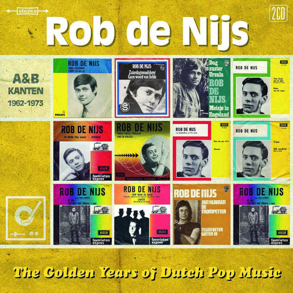 Rob de Nijs : The Golden Years Of Dutch Pop Music (A&B Kanten 1962-1973) (2xCD, Comp)