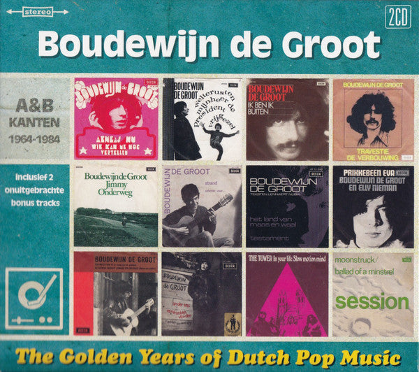 Boudewijn de Groot : The Golden Years Of Dutch Pop Music (A&B Kanten 1964-1984) (2xCD, Comp)