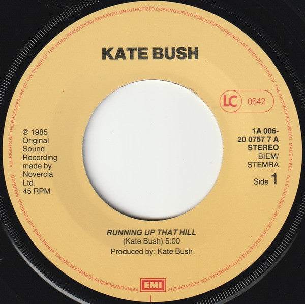 Kate Bush : Running Up That Hill (7", Single)