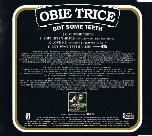 Obie Trice : Got Some Teeth (CD, Enh)