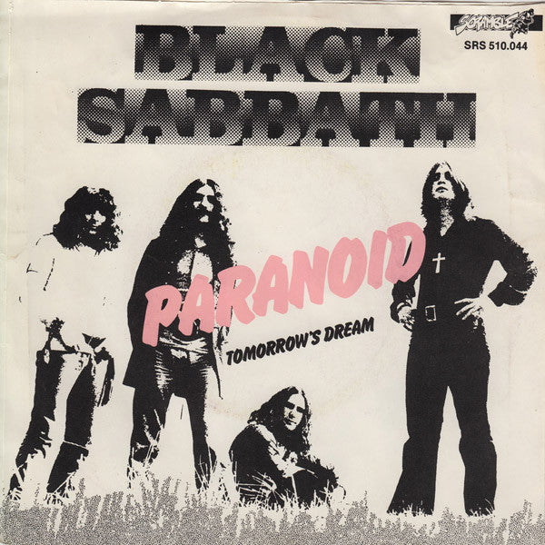 Black Sabbath : Paranoid (7", Single, RE)