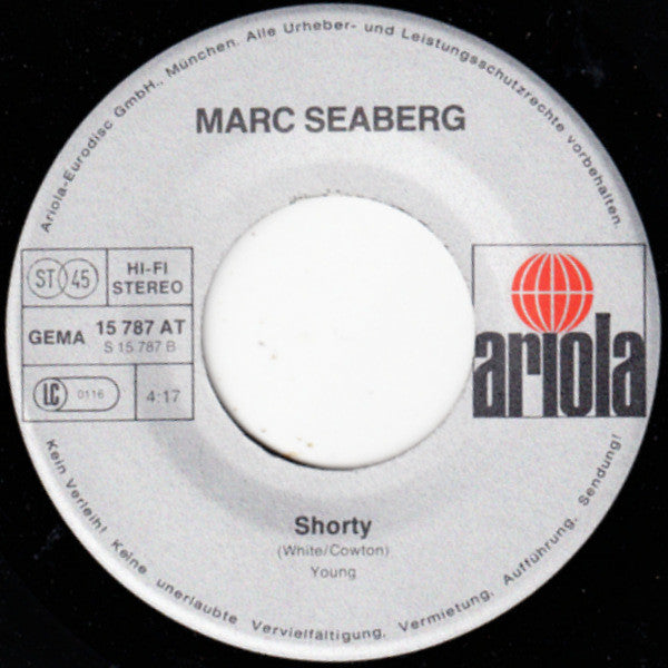 Marc Seaberg : Looking For Freedom (7", Single)