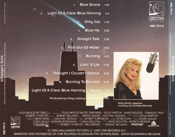 Dolly Parton : Straight Talk (Music From The Original Picture Soundtrack) (CD, Album)