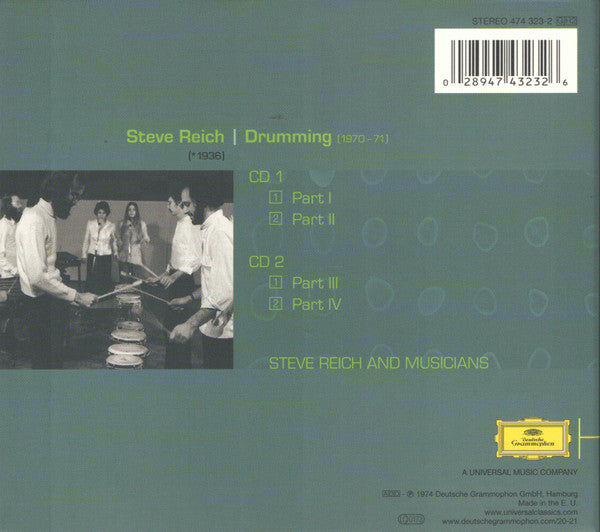 Steve Reich : Drumming (2xCD, Album)