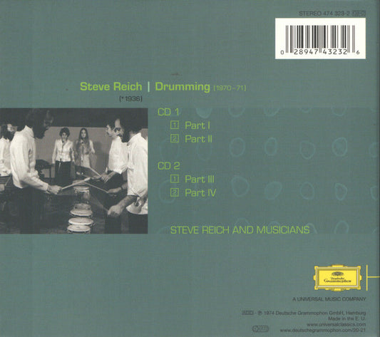 Steve Reich : Drumming (2xCD, Album)