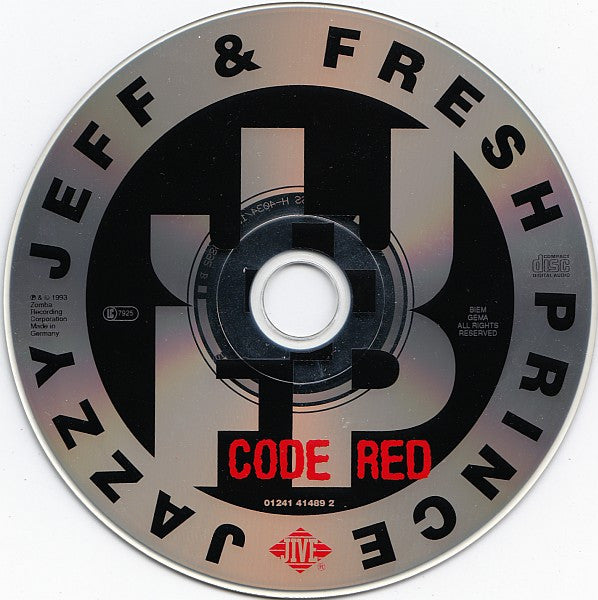 DJ Jazzy Jeff & The Fresh Prince : Code Red (CD, Album)