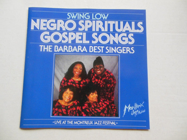The Barbara Best Singers : Swing Low (Negro Spirituals Gospel Songs) Live At The Montreux Jazz Festival (CD, Album)