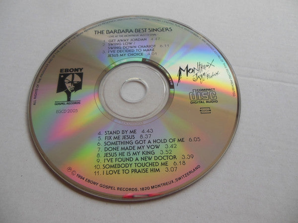 The Barbara Best Singers : Swing Low (Negro Spirituals Gospel Songs) Live At The Montreux Jazz Festival (CD, Album)