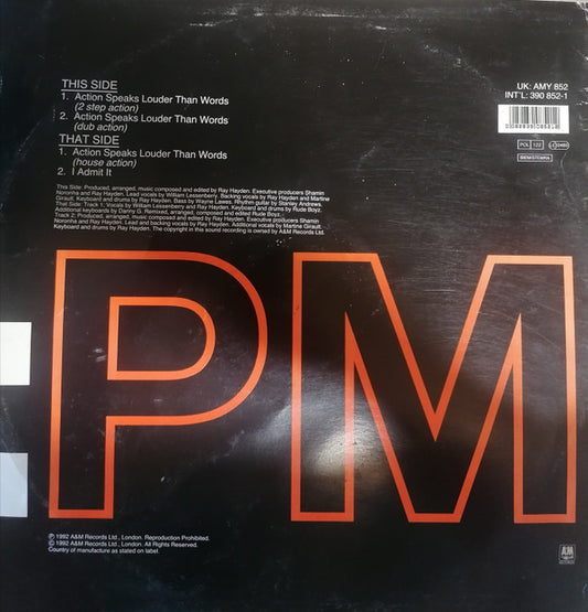 Opaz : Action Speaks Louder Than Words (2 Step Action) (12")