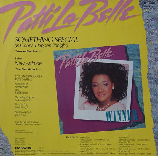 Patti Labelle : Something Special (Is Gonna Happen Tonight) (12", Single)