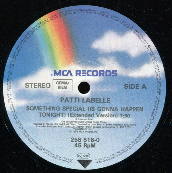 Patti Labelle : Something Special (Is Gonna Happen Tonight) (12", Single)