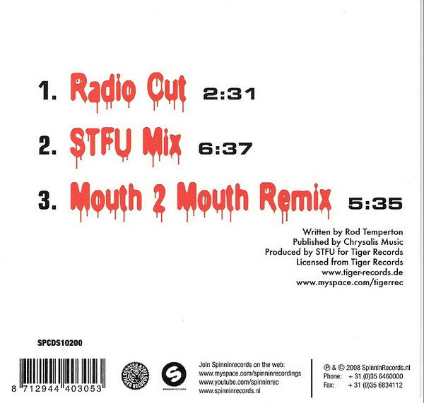 STFU (2) : Thriller (CD, Single)