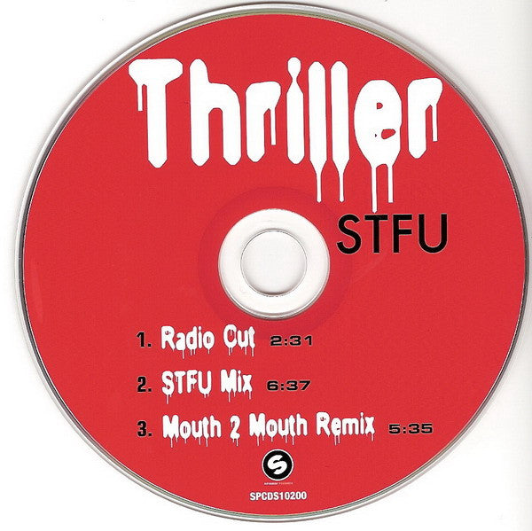 STFU (2) : Thriller (CD, Single)