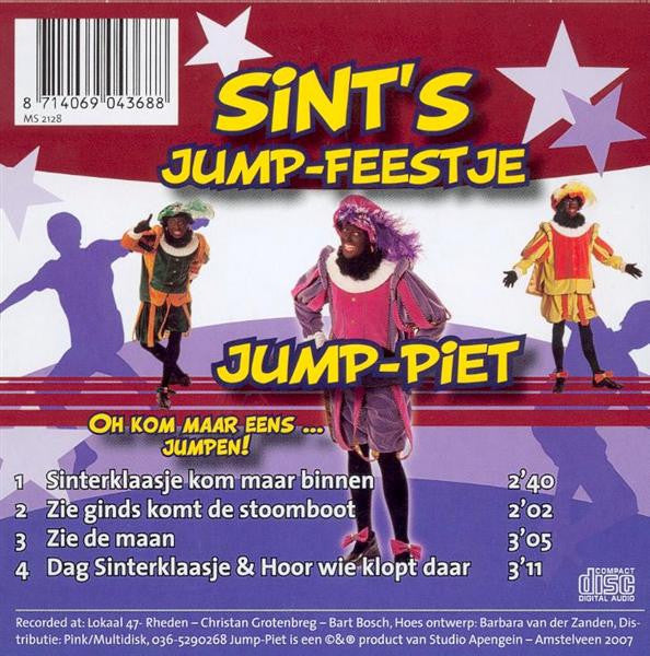 Jump-Piet : Sint's Jump Feestje - Oh Kom Maar Eens ... Jumpen! (CD, Single)