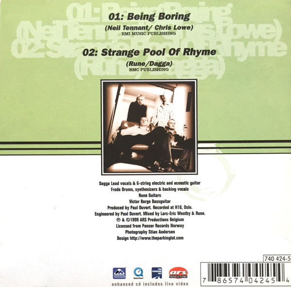 Autopulver : Being Boring (CD, Single, Enh)