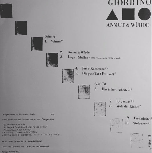 Andy Giorbino : Anmut Und Würde (LP, Album)