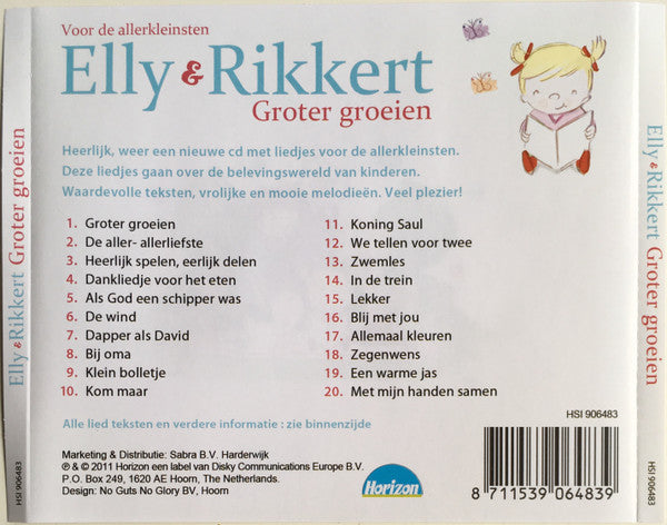 Elly & Rikkert : Groter Groeien (CD, Album)