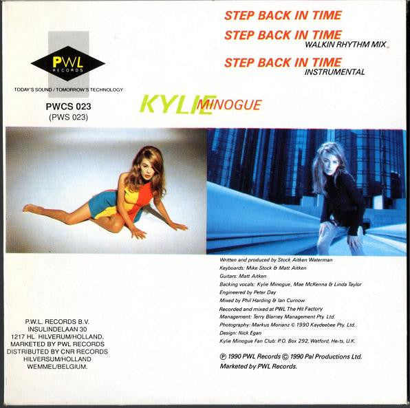 Kylie Minogue : Step Back In Time (CD, Single)